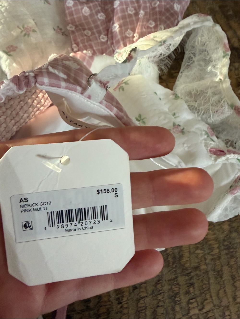 Altar'd State Pink & White Lace Sleepwear Dress - Picture 7 of 7